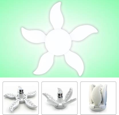 Make Ur Wish High Range Dual Function Holder With Celling Home LED Light Bulb B22 High Bright Foldable Fan Blade LED Bulb Lamp Home Ceiling Lights Pendants Ceiling Lamp
