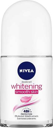 NIVEA WHITENING SMOOTH SKIN DEODORANT ROLL-ON 50ML PACK-1 Deodorant Roll-on  -  For Women