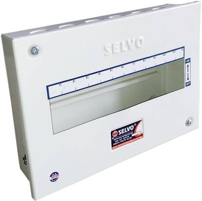 Selvo 12 WAY SPN Single Door SPN MCB Distribution Board