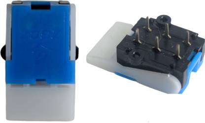 DIC 5 pcs Telephone Hook Switch Reed Blue & White Phone Reset Tact Switch 12v 0.5a Electronic Components Electronic Hobby Kit