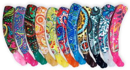 alamodey Pack of 5 Multicolour Designs Large Size Banana Clip