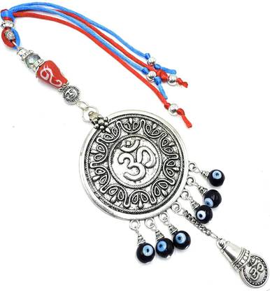 jaz Divine OM Evil Eye-Rare to Find Combination For Positive Vibration & Good Luck Key Chain