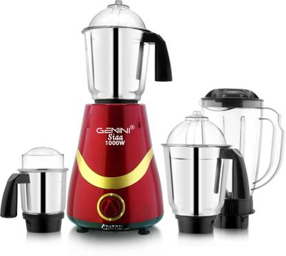 Gemini GEM 1000W 4J RED GLD 1000 W Mixer Grinder