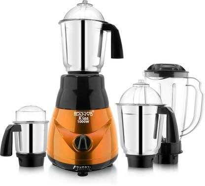 Masterclass Sanyo MCS KIAA 1000W 4J Orange BLK 1000 W Mixer Grinder