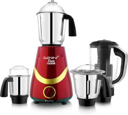 Gemini GM SIA 1000W 4JR RED GLD 1000 W Mixer Grinder