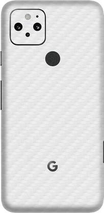 DZIRE Carbon White Back skin Google Pixel 5 Mobile Skin