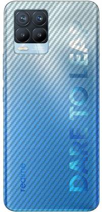 DZIRE Carbon Fiber 3D Back Skin Back Sticker for Mobile Compatible with Realme 8 Pro Mobile Skin