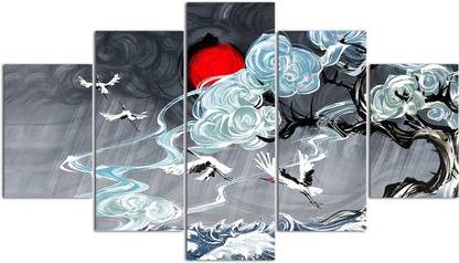 uDecore Beautiful Hans Bird Art Print Design Digital Reprint 17 inch x 30 inch Painting