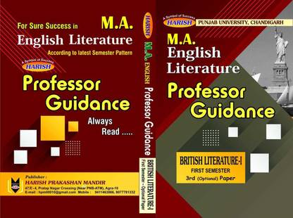 M.A. ENGLISH LITERATURE BRITISH LITERATURE - I FIRST Semester 3rd(Optional) PAPER Punjab University, Chandigarh