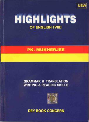 Dey Book Concern Highlights Of English Class-8