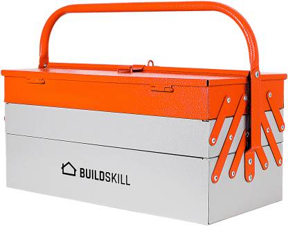 BUILDSKILL BITB175 / BITB5 Cantilever Home Professional Iron Powder Coated With 5 Shelf High Quality Tool Box