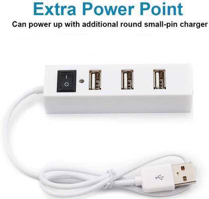 SOJUBA USB Port Travel Fast Charging Power Adapter 3.0 Multi Pin Port USB Charger 4 port usb hub Super Speed CHARGING Extension HUB For Pendrive, Mouse, Keyboards USB Hub
