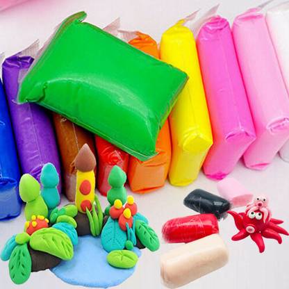 Little's Cry Bouncing Clay Kids Different Color Creative Art For Children (PACK 6pc)