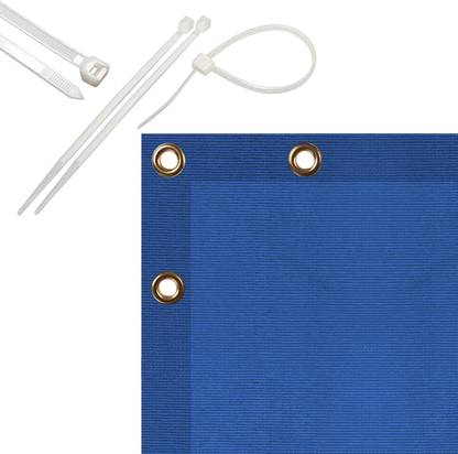 Hippo Baby Safety Net/Balcony Net/Privacy Net - with Eyelets & Tie-Cords - 1MTX3MT