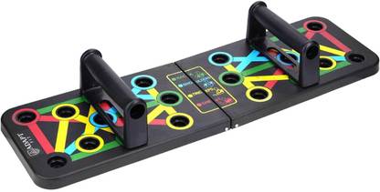 FIT4HEAL 10 in 1 Push Up Board with Strong Grip Handles And 8 Non-Slip Round Pads Push-up Bar