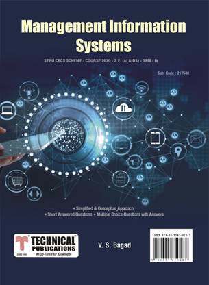 Management Information System for SPPU 20 Course (SE - SEM IV -Artificial Intelligence and Data Science) - 217530