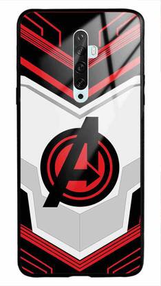 NDCOM Back Cover for OPPO Reno2 F A Design Printed Glass Case
