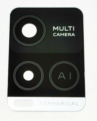 Blackcloud Back Camera Lens Glass Protector for Vivo Y21 Silver