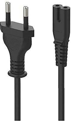 ELECTRO WOLF 2 Pin Universal AC Power Cord 2 Pin Plug Cable for Laptop, Printer, Camera 1.5m 12 W Adapter