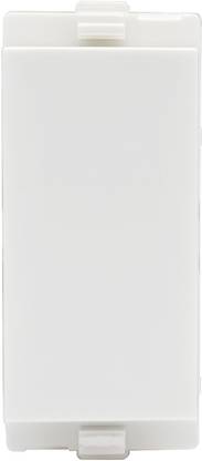 L&T CB93101SW06 enGem 6A 1-Way Switch 1-Module (White, Pack of 4) 6 A One Way Electrical Switch