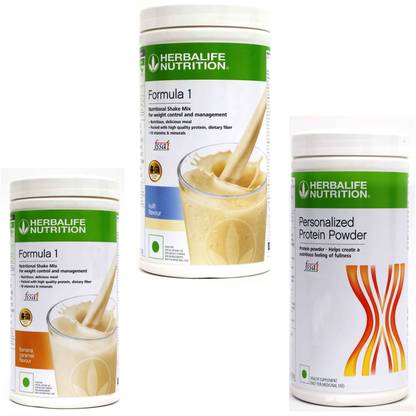 HERBALIFE FORMULA1 BANANA WITH FORMULA1 KULFI WITH PROTIEN POWDER 400G Nutrition Drink