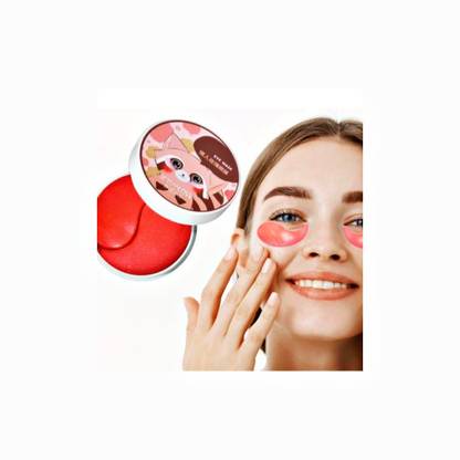 Three Elements 60 pieces peach Under Eye mask for Puffy Eyes dark circles wrinkles crow feet
