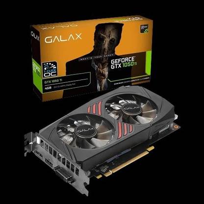 GALAX 1050Ti GDDR5 4 GB NVIDIA Chipset 128 bit 1290 MHz Graphics Card