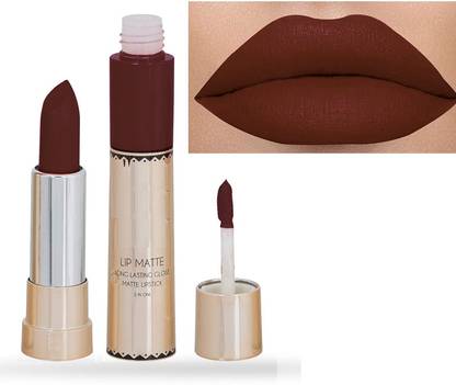 tanvi27 2 in 1 long Lasting Matte Lipstick, Matte Finish