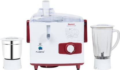 FLORITA Queen 500 W Juicer Mixer Grinder