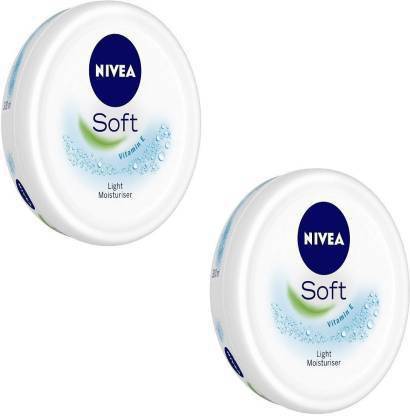 NIVEA SOFT LIGHT MOISTURISING CREAM 200 ML X 2