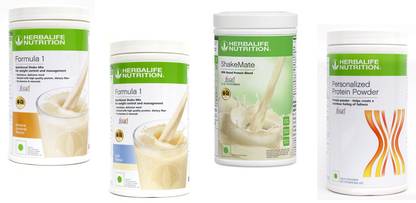 HERBALIFE Formula 1 Shake Banana Caramel & Kulfi + Shake Mate + Protein Powder 400 Gram Protein Shake