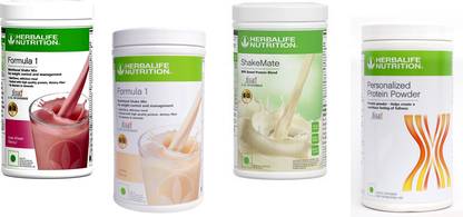 Herbalife Nutrition FORMULA-1SHAKE ROSEKHEER-500+VANILLA-500+PP-400+SHAKEMATE-500G Whey Protein
