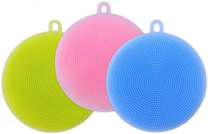moradiya fresh Silicone Dish Scrubber Silicone Sponge Dish Dishwasher Safe Scrub Sponge