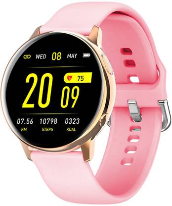 Time Up Gold Dial Custom Face,BT Calling,Music,Multi Sports & Health Features Smartwatch