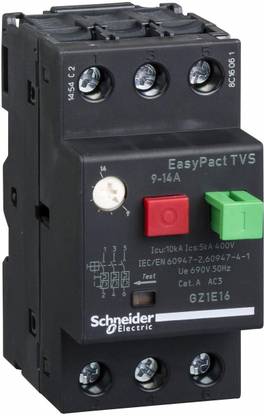 Schneider Electric GZ1E16 TVS GZ1 MOTOR CIRCUIT BREAKER 9-14A 3 Pole Wire Connector