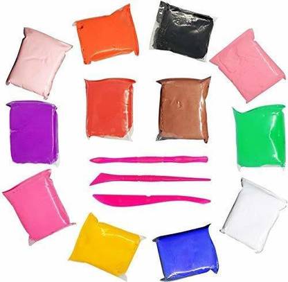 MSN 7 CLY Air Dry Clay foam clay For Kids DIY Ultra Clay Kids 12 Different Color Multicolor Putty Toy
