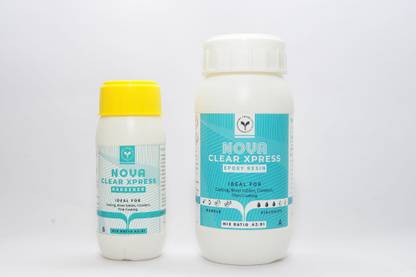 Nova Clear Xpress Epoxy | Fast drying clear epoxy | Mixing ratio 2:1 | 150 gm Resin Art Medium