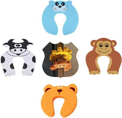 olwick 4 Pcs Door Baby Finger Pinch Guards, Baby Safety Finger Protectors (Random)