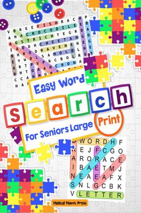 Easy Word Search For Seniors Large Print