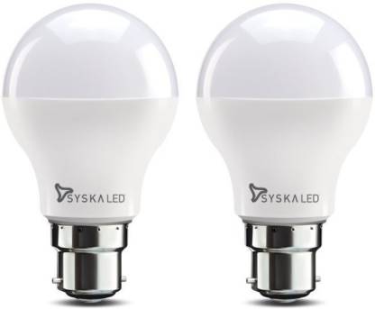 Syska Led Lights 3 W Standard B22 LED Bulb