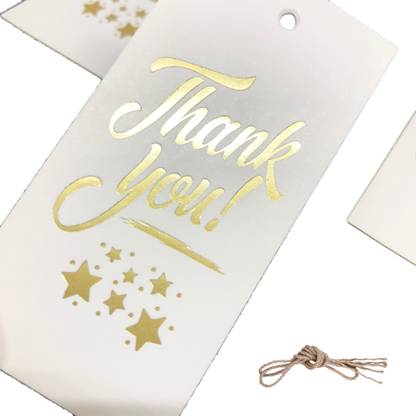 THE PAPER WORKSHOP Thank You Tags Greeting Card