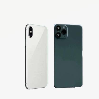 milestone mobile accessories Back Replacement Cover for Green Color Converter Sheet Iphone XSMAX to 13 Promax instant Change