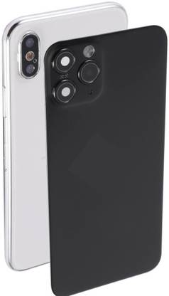 milestone mobile accessories Back Replacement Cover for Black Color Converter Sheet Iphone XSMAX to 13 Promax instant Change