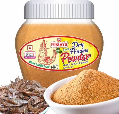 NIMAYS Dry Prawns Powder - Shirmp Powder - Chemmeen Podi - 100 gm Chutney Powder