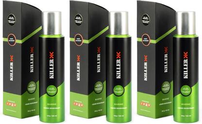 KILLER MARINE Deodorant Spray  -  For Men