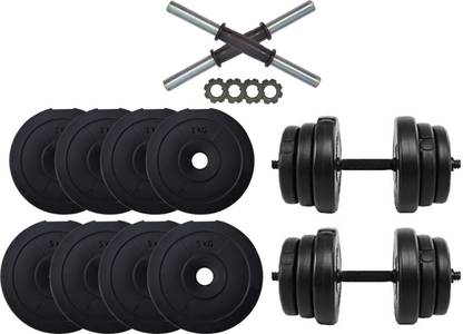 STARX PVC 24-KG DUMBBELLS COMBO Adjustable Dumbbell