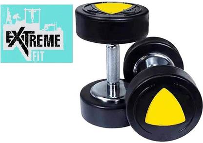 EXTREME FIT Triangle Bouncer (25kg X 2= 50KG) Dumbbells Fixed Weight Dumbbell