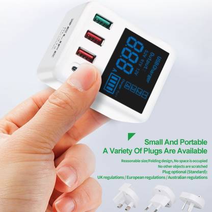 AKT RELIFE FAST CHARGER 3.0 RL-312 3 A Three Pin Socket