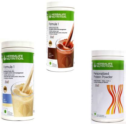 HERBALIFE FORMULA1 KULFI WITH FORMULA1 CHOCOLATE WITH PROTIEN POWDER 400G Nutrition Drink