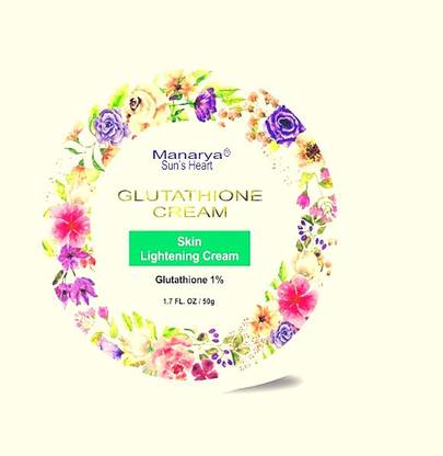 Manarya L- Glutathione Under Eye Cream Enrich with Vitamin C, Kojic Acid & Alpha Arbutin